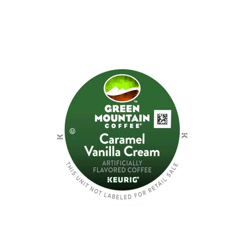 Green Mountain Coffee Roasters Green Mountain Coffee Caramel Vanilla Cream, K-Cup Portion Pack for Keurig K-Cup Brewers (Pack of 48)