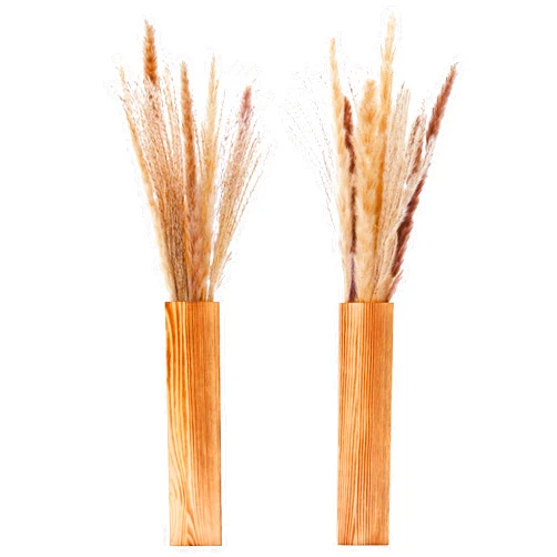 Wobye 2 Pack Wooden Pocket Flower Vase for Indoor Wall Decor, Wood Wall Planter for Artifical Green Plants & Dried Flowers, Modern Rustic Farmhouse Hanging Vase for Living Room Bedroom Office Bathroom