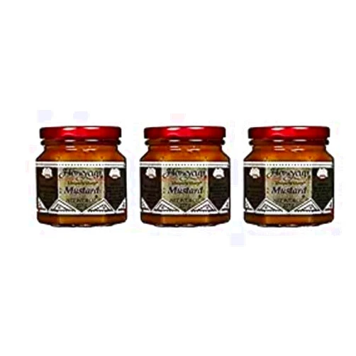 KIMBONNI Honeycup Mustard - 8 Ounces (Pack of 3)