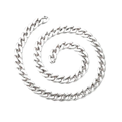 PH PandaHall Pandahall 16.4 Feet Handmade Plastic Curb Chains with CCB Plastic Lingking Ring 0.83x1.18x0.23 Inch Golden Color for Glasses Lanyard Chains Jewelry Making(Platinum)