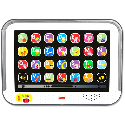 Fisher-Price Toddler Learning Toy Laugh & Learn Smart Stages Tablet Pretend Computer with Music & Lights for Kids Ages 1+ Years