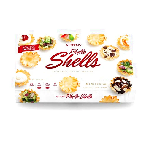 Athens Foods Mini Fillo Dough Shells 15 Per Box (3 Boxes)