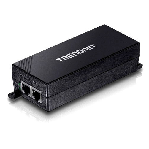 TRENDnet Gigabit Power Over Ethernet Plus Injector, PoE+ (30W) Power Network Distances Up To 100M (328 ft.), Black, TPE-115GI (Pack of 1)