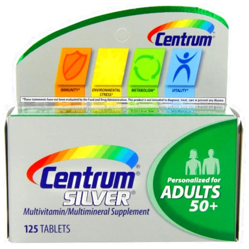Centrum Silver 125ct Size 125ct Centrum Silver 125ct