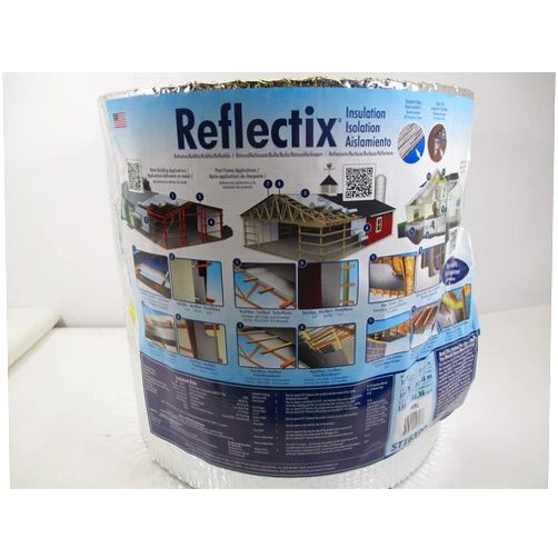 Reflectix 16 in. x 100 ft. Double Reflective Insulation with Staple Tab