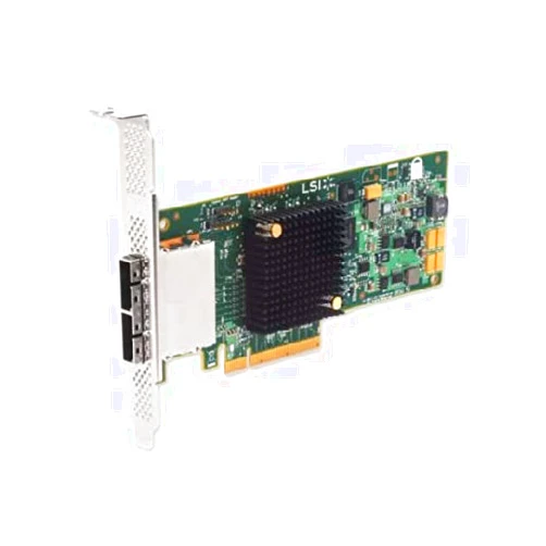 LSI SAS9207-8E Logic SGL SAS PCIE 12/3.3V CTLR 8Port Ext 6GB/S SATA Plus SAS