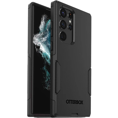 OtterBox Galaxy S22 Ultra Commuter Series Case - Black, Slim & Tough, Pocket-Friendly, with Port Protection