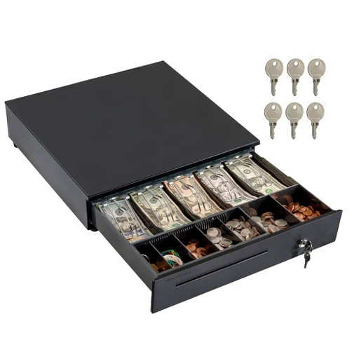 Volcora Cash Register Drawer for Point of Sale (POS) System, 5 Bill/7 Coin, 16