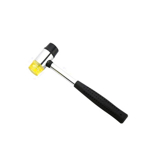 KENGAA Double-Sided Hammer Geological Hammer Multifunctional Rubber Hammer Household Hammer Tile Glue Percussion Hammer Plastic Elastic Floor Tile Rubber Hammer (Color : 30mm)