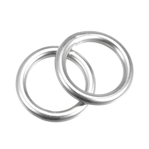 uxcell 316 Stainless Steel Round Ring Welded O-Rings 30mm(1.18