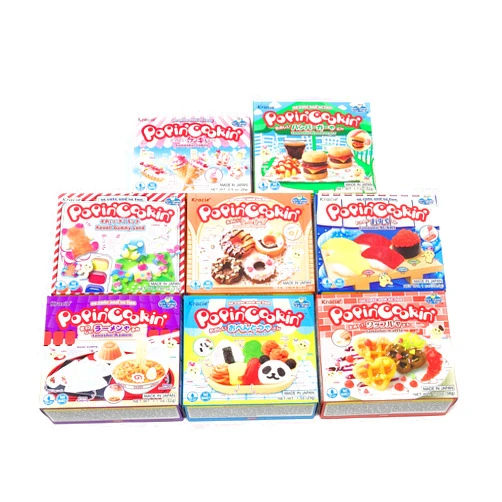 Fusion Select Popin’ Cookin Diy Candy Kit (8 Pack Varieties) - Tanoshii Bento, Ramen and Waffle, Cakes, Sushi and Donuts, Hamburger, and Kawaii Gummy Land in Fusion Select Gift Box
