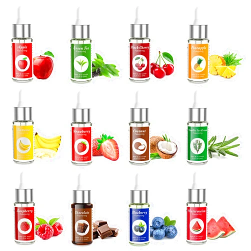 Nomeca Food Flavoring Oil, Candy Flavors Strawberry Chocolate Vanilla Flavoring Extract for Baking Cooking and Lip Gloss Making, Water & Oil Soluble - .2 Fl Oz / 6 ml with Droppers (Pack of 12)