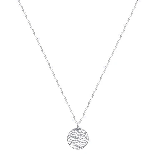 Fettero Pendant Necklace Gold Choker Layered Coin Open Karma Circle Full New Crescent Moon 14K Gold Plated Dainty Simple Moon Phase Jewelry for Women Gift