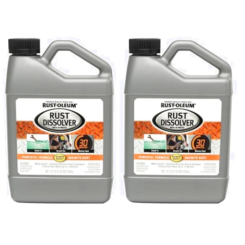 Rust-Oleum 293617 Rust Dissolver, Quart (Pack of 2)
