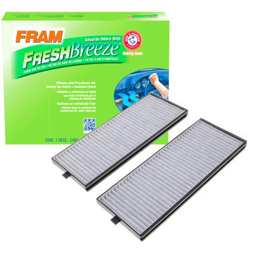 FRAM Fresh Breeze Cabin Air Filter Replacement for Car Passenger Compartment w/Arm and Hammer Baking Soda, Easy Install, CF10245 for Select Hyundai Vehicles