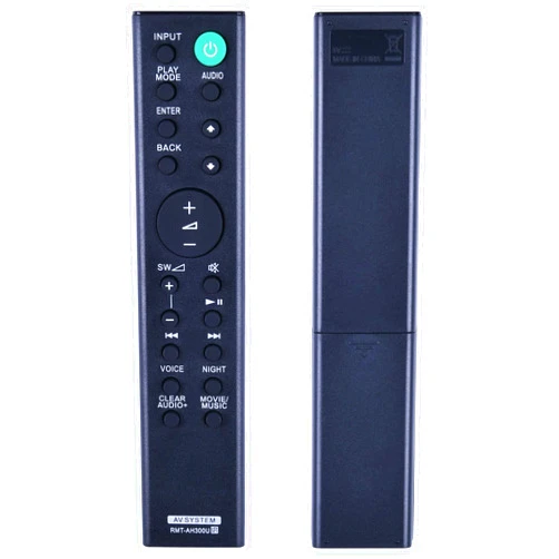 PZL RMT-AH300U Replace Remote Control Applicable for Sony Sound Bar HT-CT290 HT-CT291 HTCT290 HTCT291 SA-CT290 SA-CT291