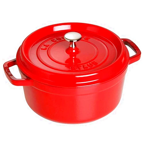 STAUB 40509-840-0 Cocotte Round 26cm Cherry