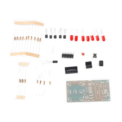 Respicefinem Electronic Kits Electronics Kit. 0×5. 0×1. 0 4. 5~5V Electronic Dice Kit Dice Kit for Fun Electronic Production Set Dice Kit Electronic Kits