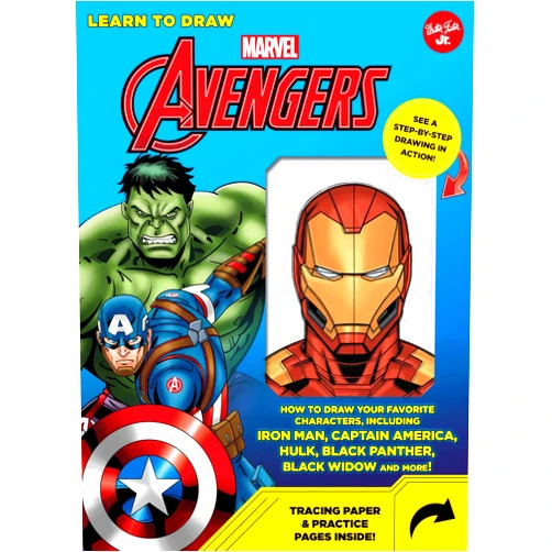 By Disney Storybook Artists (Author) Learn to Draw Marvel Avengers: How to draw your favorite characters, including Iron Man, Captain America, the Hulk, Black Panther, Black Widow, and more!