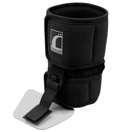 Ossur Foot-Up Drop Foot Brace | Ankle-Foot Orthosis (AFO) for Drop Foot Support | Lightweight, Adjustable Wrap for All-Day Comfort | Breathable Material for All Day Walking | (Black, Large)