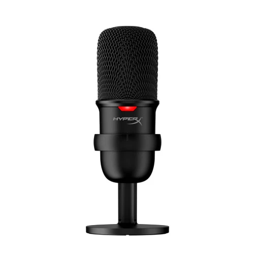 HyperX SoloCast – USB Condenser Gaming Microphone, for PC, PS4, PS5 and Mac, Tap-to-Mute Sensor, Cardioid Polar Pattern, great for Streaming, Podcasts, Twitch, YouTube, Discord,Black