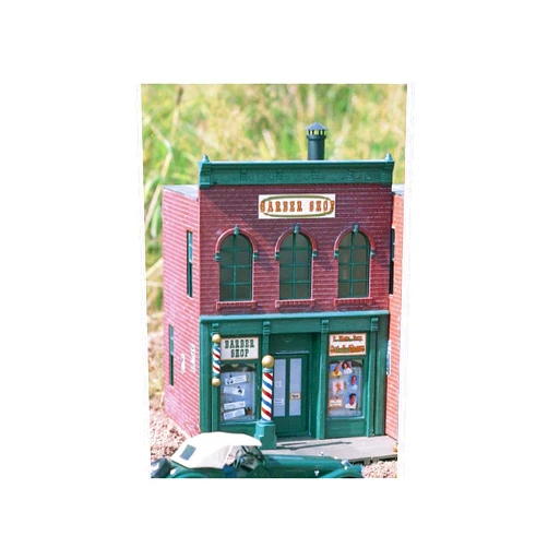 Piko G Scale Model Train Buildings - David's Barber Shop - 62219