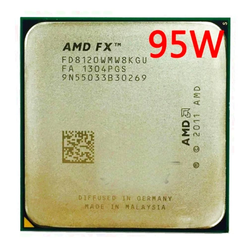 AMD FX-Series FX 8120 FX8120 FX-8120 3.1 GHz 95W Eight-Core CPU Processor FD8120WMW8KGU Socket AM3+