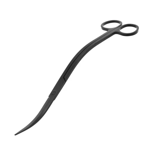 Mandala Crafts Stainless Steel Curved Aquarium Scissors - Extra Long Aquascape Scissors for Plants in Fish Tank