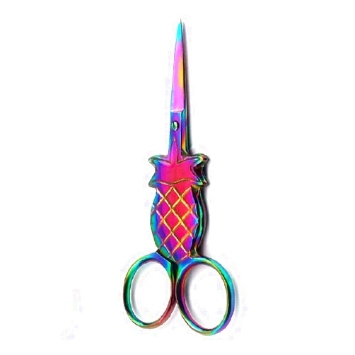 PRECISE CANADA MULTI TITANIUM COLOR RAINBOW SEWING CRAFT EMBROIDERY SCISSORS 3.5
