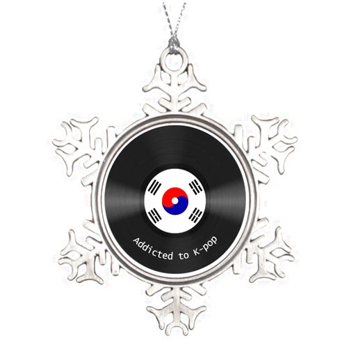VinMea Ai Vion Tree Branch Decoration Addicted to Kpop Christmas Balls Snowflake Ornaments