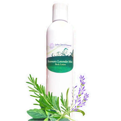 Sultry Smooth Essentials Rosemary Lavender Mint Body Lotion - Herbal, Natural moisturizer with Lavender, Rosemary and Peppermint Essential Oils, Invigorating and Fresh! (4 oz)