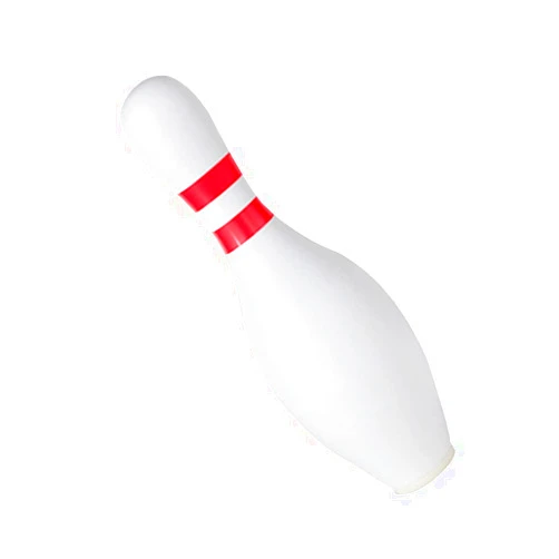 ULTNICE 1pc Bowling Pin Bank Unbreakable Plastic Coin Bank Unique Design Money for Kids