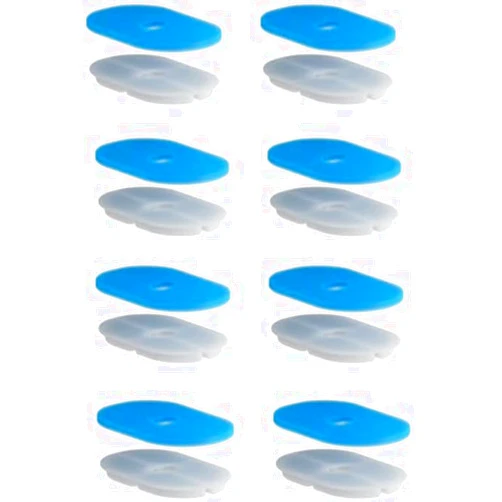 BETOPET Cat Water Fountain Filters with 8 Pack Filters & 8 Pre-Filter Sponges Foam Filters