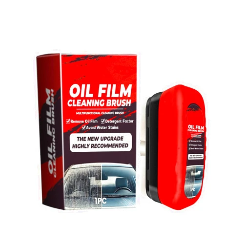 FUYOULILO Car Oil Film Cleaner, Glass Oil Film Removal Cleaner, Oil Film Cleaner for Car Window Glass Remove Coating Stains (1PCS)