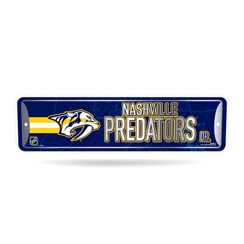 Rico Industries NHL Hockey Metal Street Sign