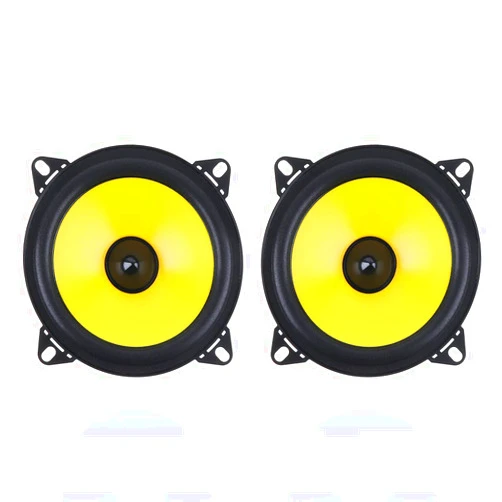 EPathChina 4 inch 60W 2-Way Full Range Frequency Car Audio Stereo Speaker Automobile Loudspeaker 2 pcs
