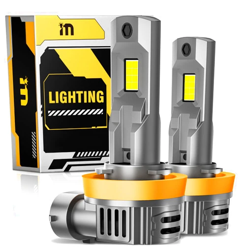 LOYMR 2025 Newst H11 H9 Fog Bulbs, 32000lm 800% Brighter Real 1:1 Mini Size Fog Lights Bulbs, 3 Mins Plug and Play, Pack of 2