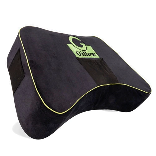 Gillow - Gaming Pillow -Men, Women, Girls & Boys. PC, PS5,X-Box, Switch & Cell Phone. Black - Blue (Black and Green)