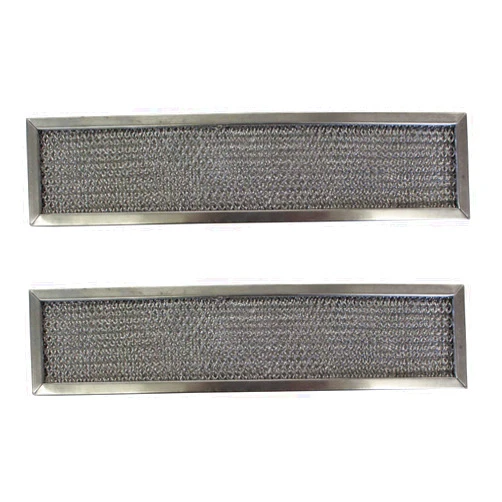 Filter Everything Replacement Aluminum Filters Compatible with GE WB02X6731, GE WB2X6731,G-8541,RHF0304-3-1/2 X 14-1/2 X 3/8 (2-Pack)