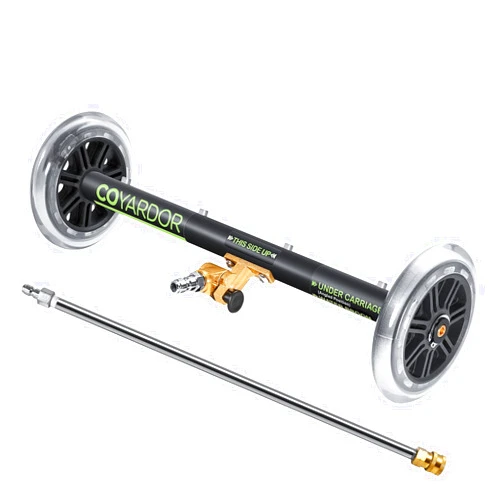 Coyardor Pressure Washer Undercarriage Cleaner, 4400 PSI, 16” Dual-Function Water Broom 1/4” Quick Connect with 12