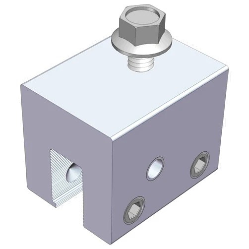 Magerack MageClamp Only Standing Seam Metal Roof Mounting Clamp Bracket for Solar and Snow Guard Installation