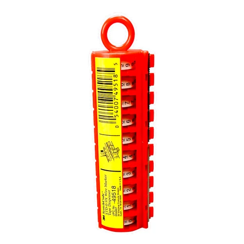 3M ScotchCode Wire Marker Tape Refill Roll SDR-10-19, Printed with 