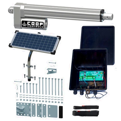Ghost Controls Coop Controls Automatic Coop Door Opener Kit (CKSPXP-Solar Kit, No Battery)