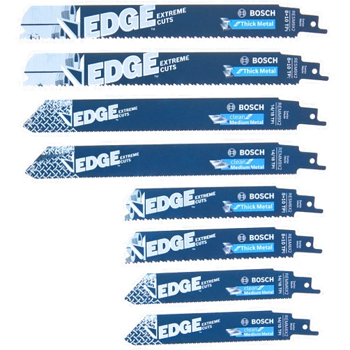 BOSCH RPM008 8 pc. Edge Pro-Metal Reciprocating Saw Blade Set