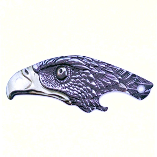 DHDestined Fateful Creative Eagle Head Bottle Opener, Stainless Steel Beer Bottle Opener, Beer Gifts for Men, Husband, Dad, Boyfriend, Can be Used as a Pendant
