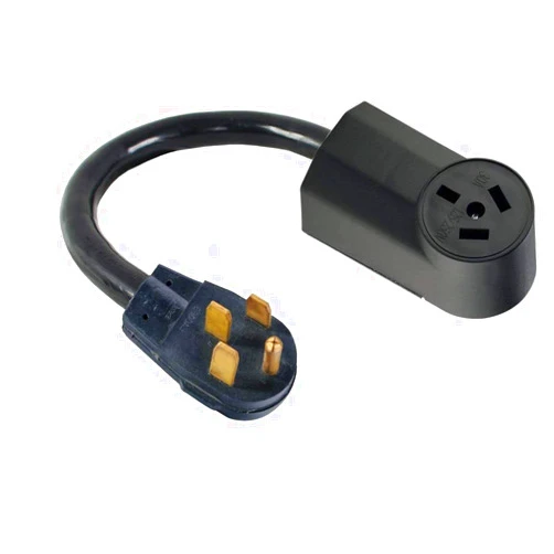 Getwiredusa NEW 4-PIN 14-50P MALE PLUG TO 10-50R 3-PRONG FEMALE RECEPTACLE POWER CORD ADAPTER NEMA 250V for RANGE STOVE OVEN