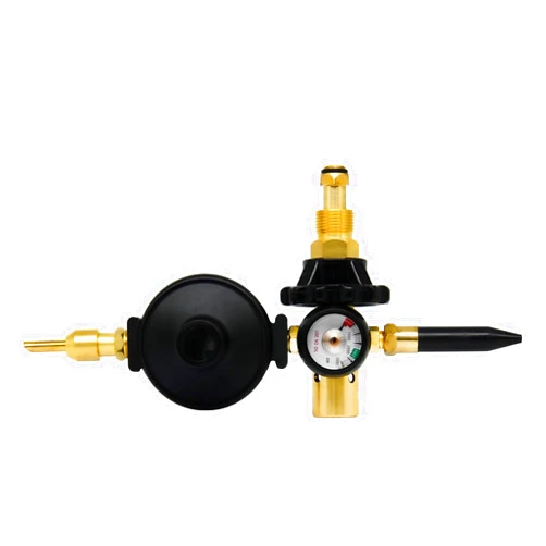 AWLOLWA Balloon Inflator - Dual Mylar & Helium Latex Filler Valve for Perfect Balloon Decorations - Auto Foil Balloon Shut Off Valve - Fits CGA-580 Tank - 0-3000 PSI