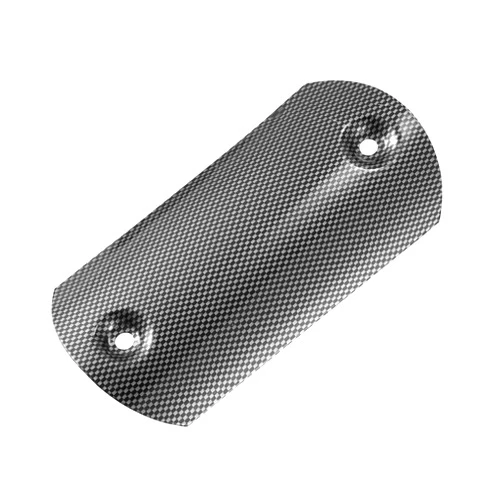 X AUTOHAUX 1 Set Universal Motorcycle ATV 5.63'' Exhaust Muffler Pipe Heat Shield Cover Guard Protector Black
