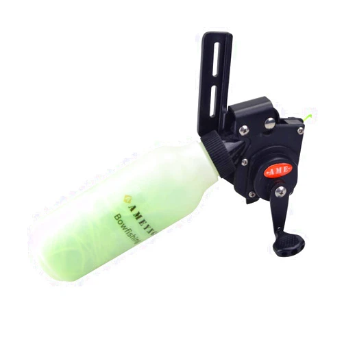 AMEYXGS Bow Fishing Reel Bowfishing Tool Accessories with 40M Archery Hunting Fishing Rope for Fishing Arrows for Right Hand Compound Bow and Recurve Bows