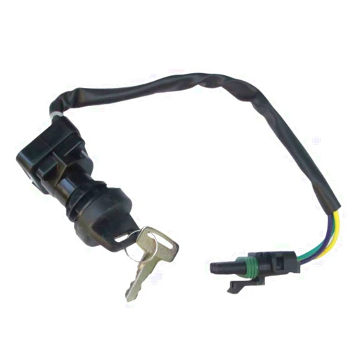 JRSAUTO Push Button Actuator Black Ignition Key Switch for Bombardier Can-Am Traxter 500 1999-2004
